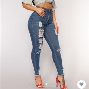 Fashion Nova Body Moves Ankle Jeans